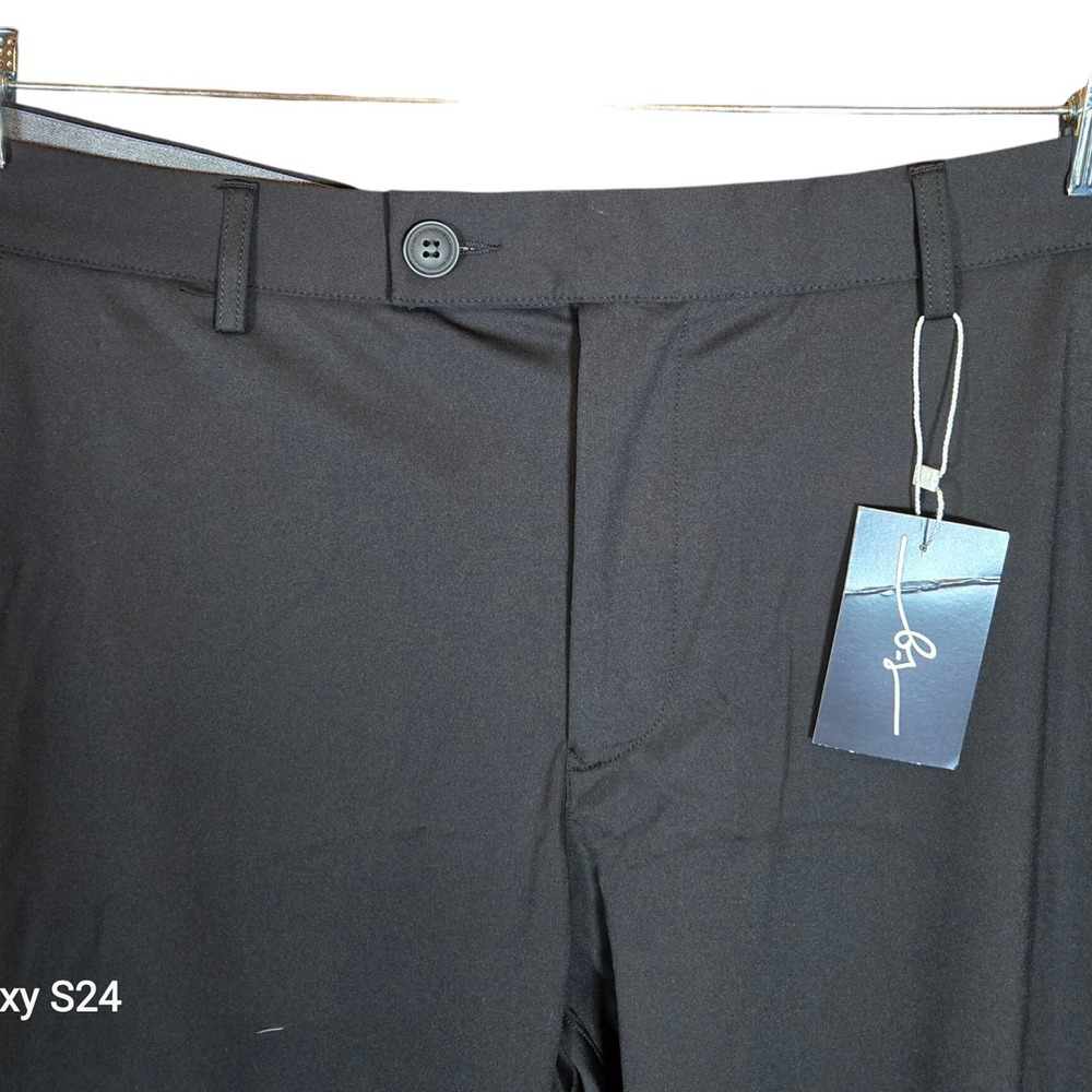 Boston Scott Golf Mens Black Flat Front Performance Pants Size 38‎ NWT